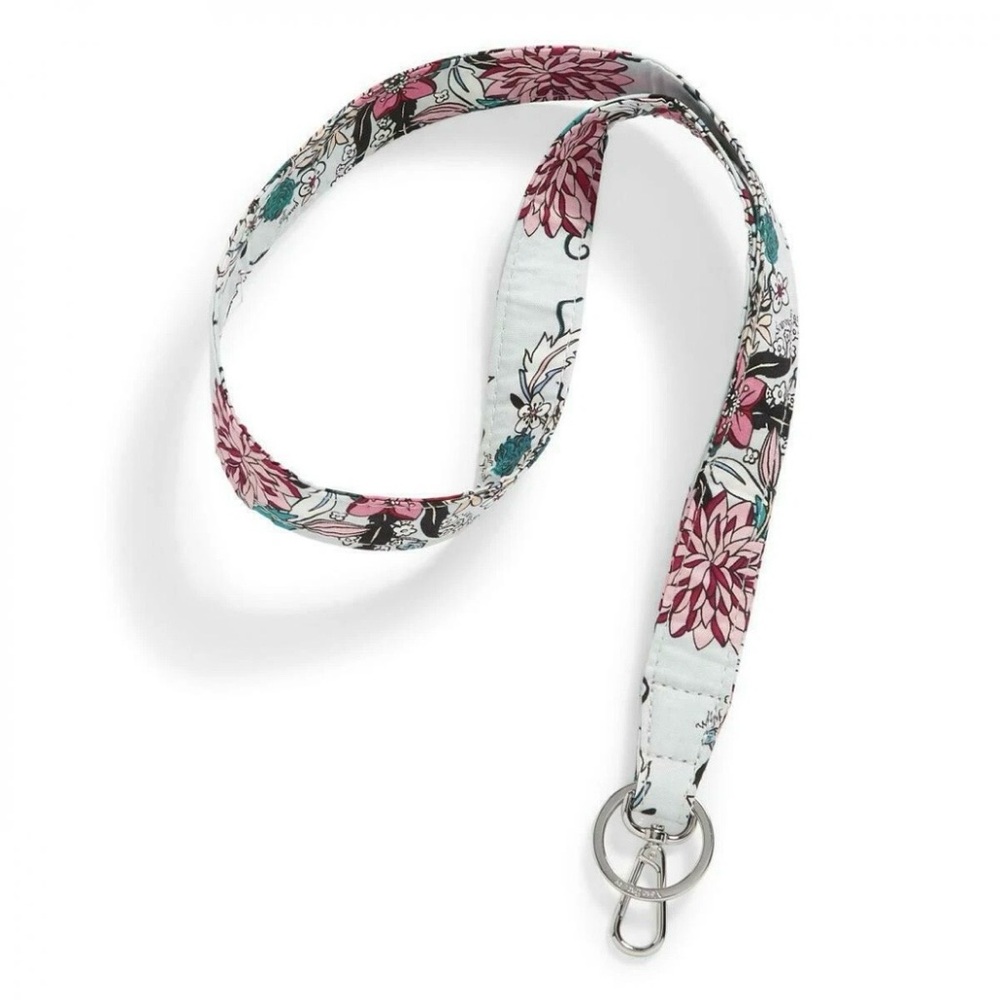 NEW Vera Bradley Harry Potter Wide 1" Lanyard Herbology Ditsy- (Mandrake/Plants)
